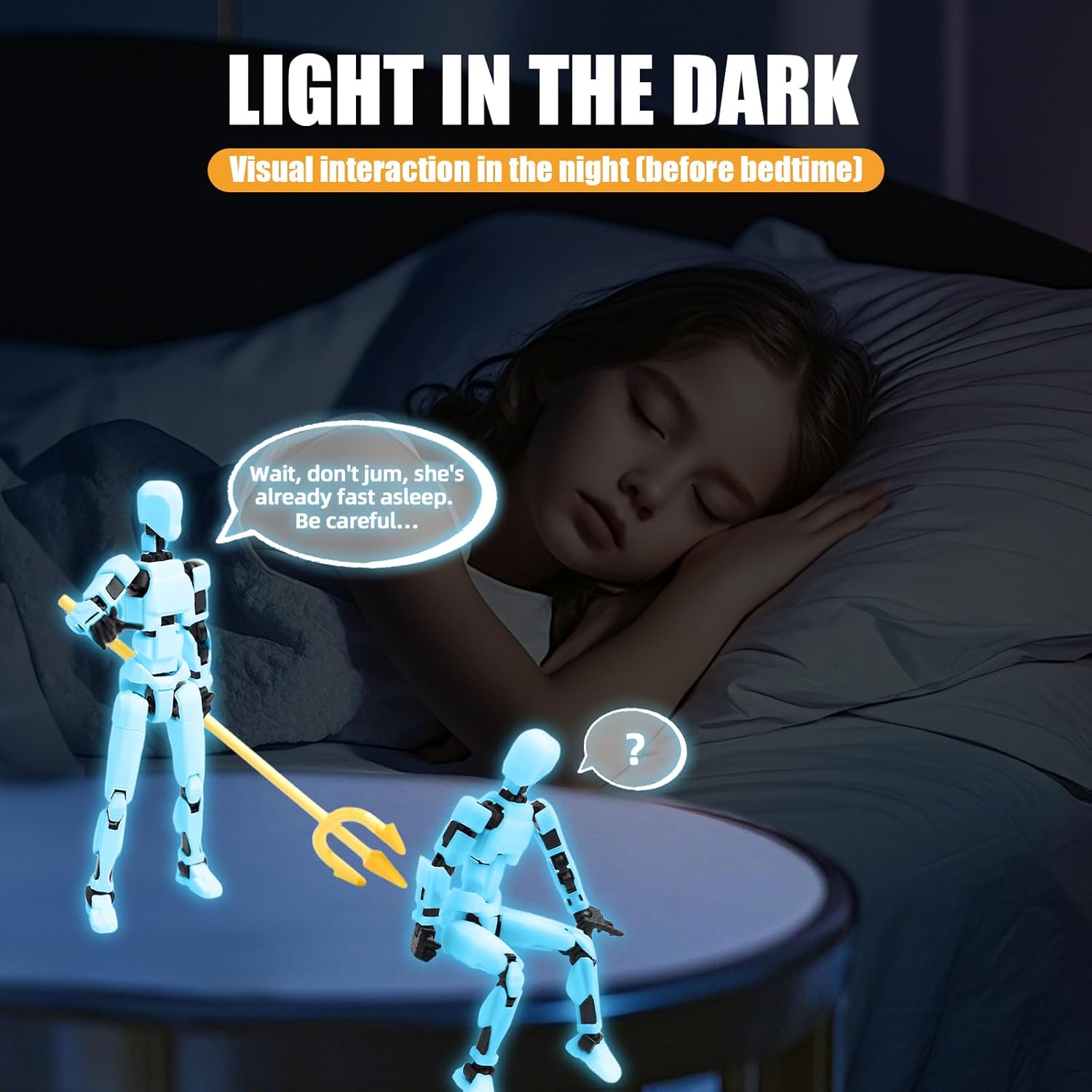 Magnetic Action Figure Set - 6-Pack T13 Titan 13 Robot with Weapons, Poseable Multi-Colored Toys for Boys Kids, Easter, Creative Battle Play Collection - Image 5