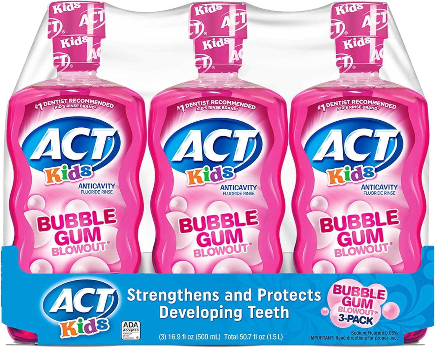 ACT Anticavity Kids Bubble Gum Blowout