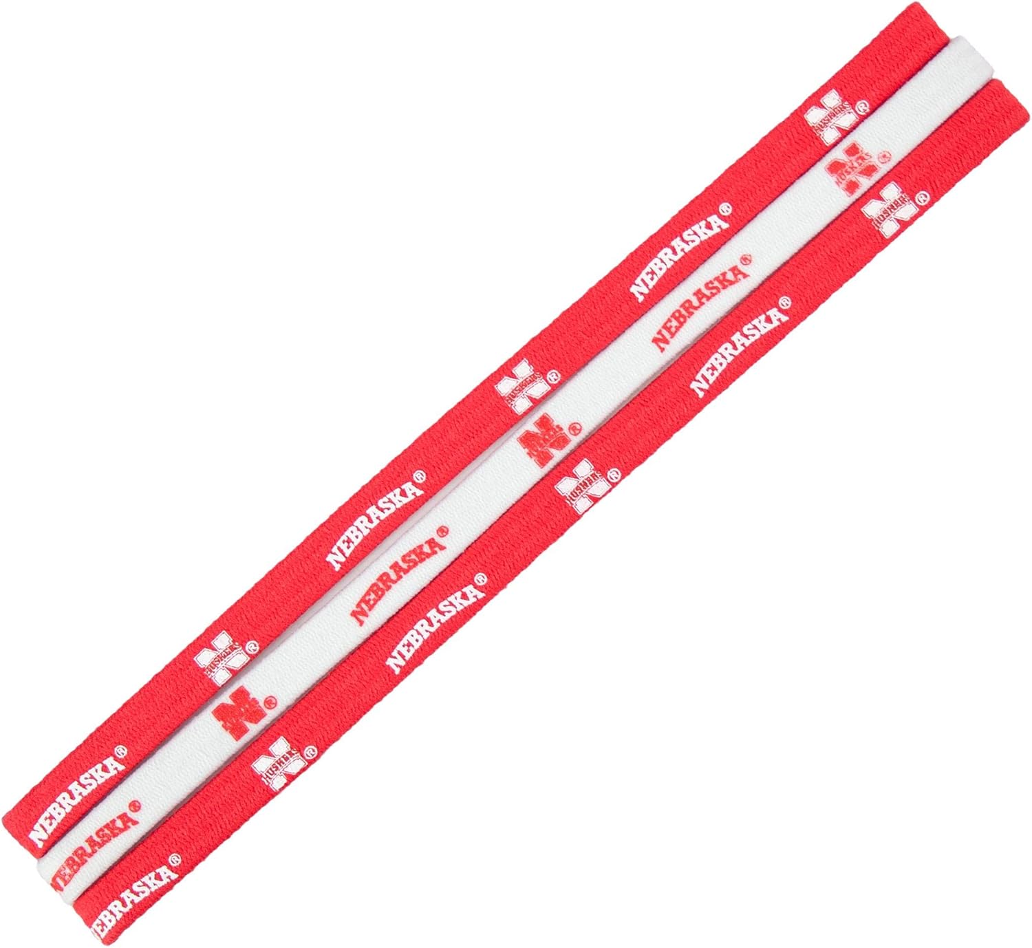 Littlearth Unisex-Adult NCAA Nebraska Cornhuskers Elastic Headband, Team Color, One Size