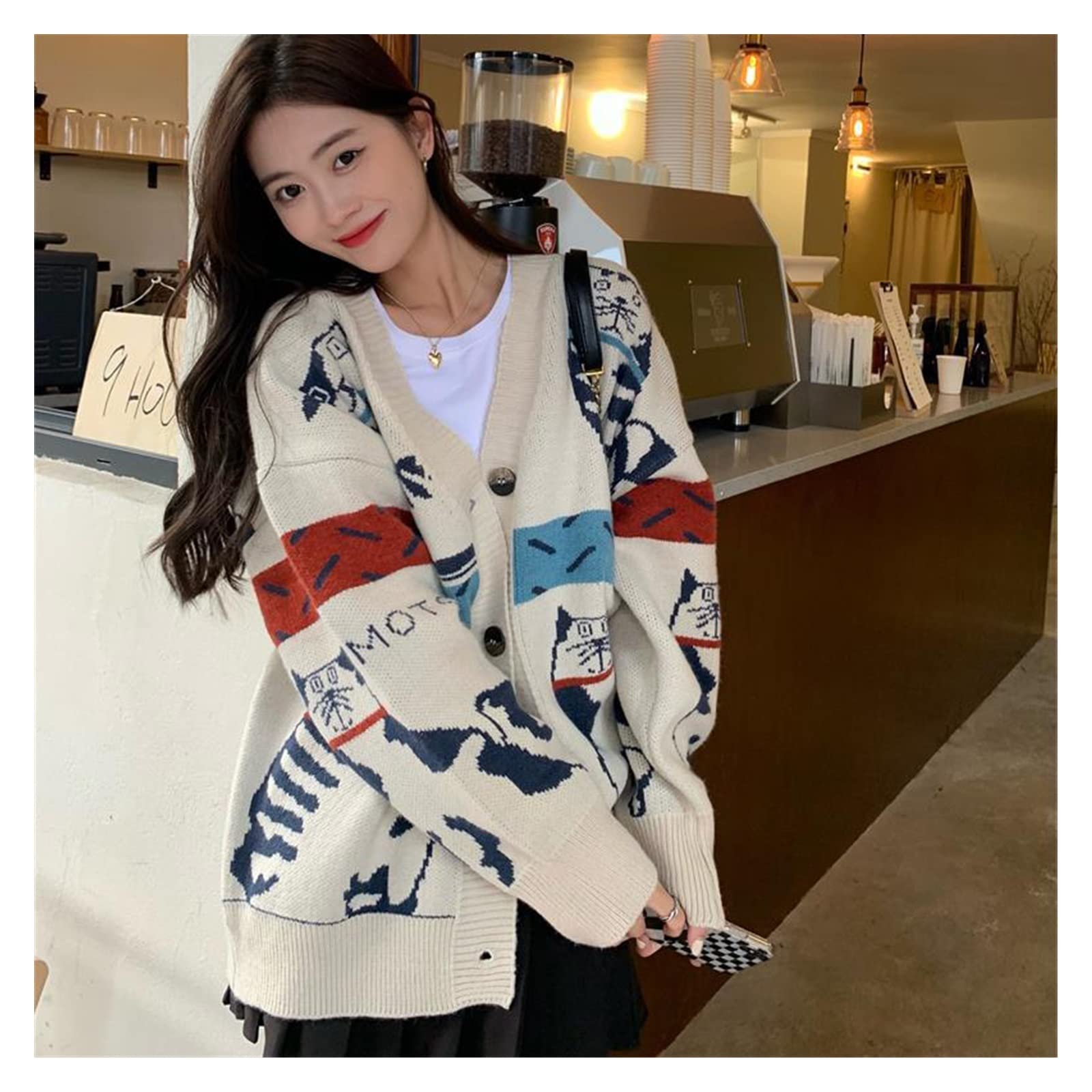 Cardigan Pour Femme Avec Col En V - RUSSEL