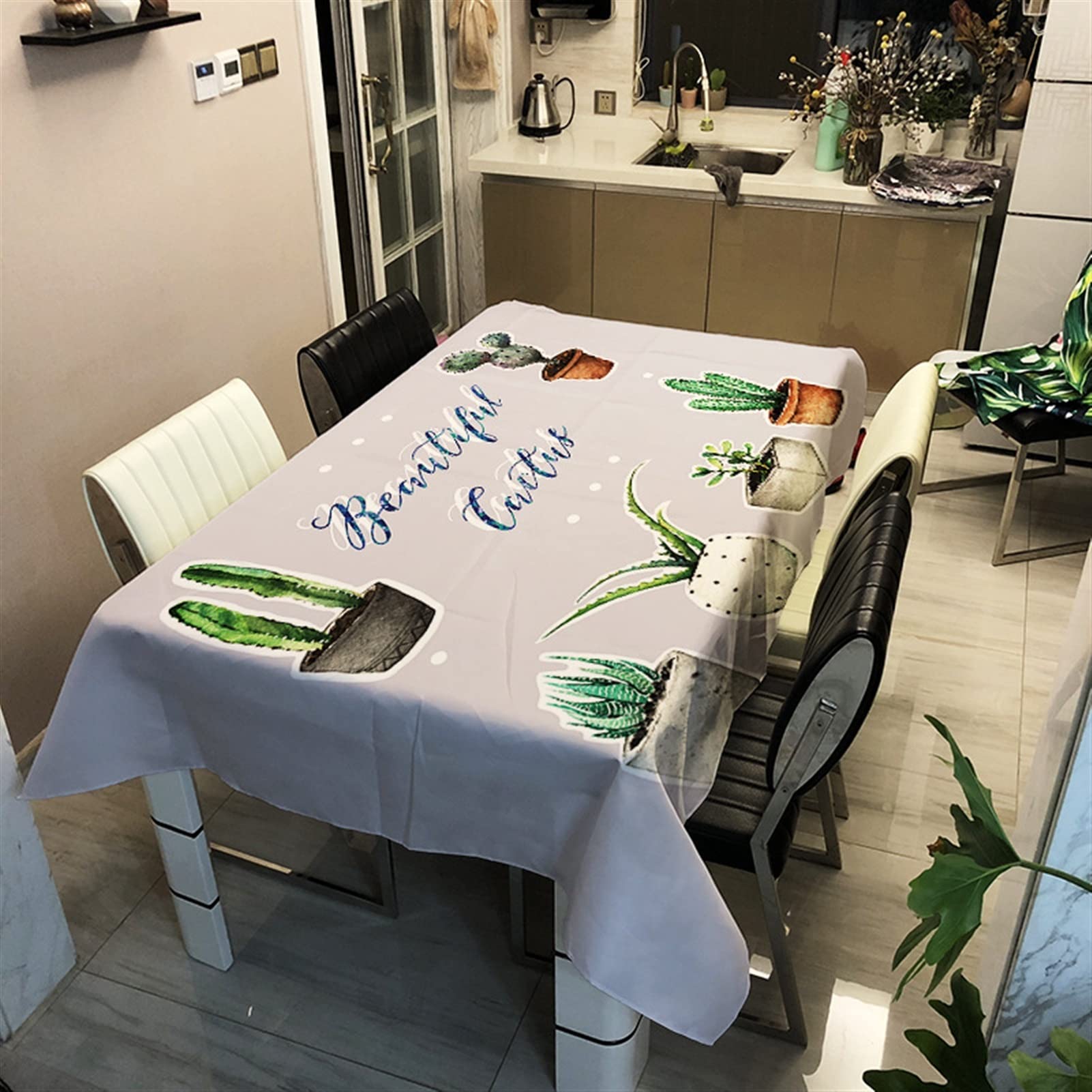 Nappe protecteur imperméable et résistant à l'huile pour décoration de table de cuisine