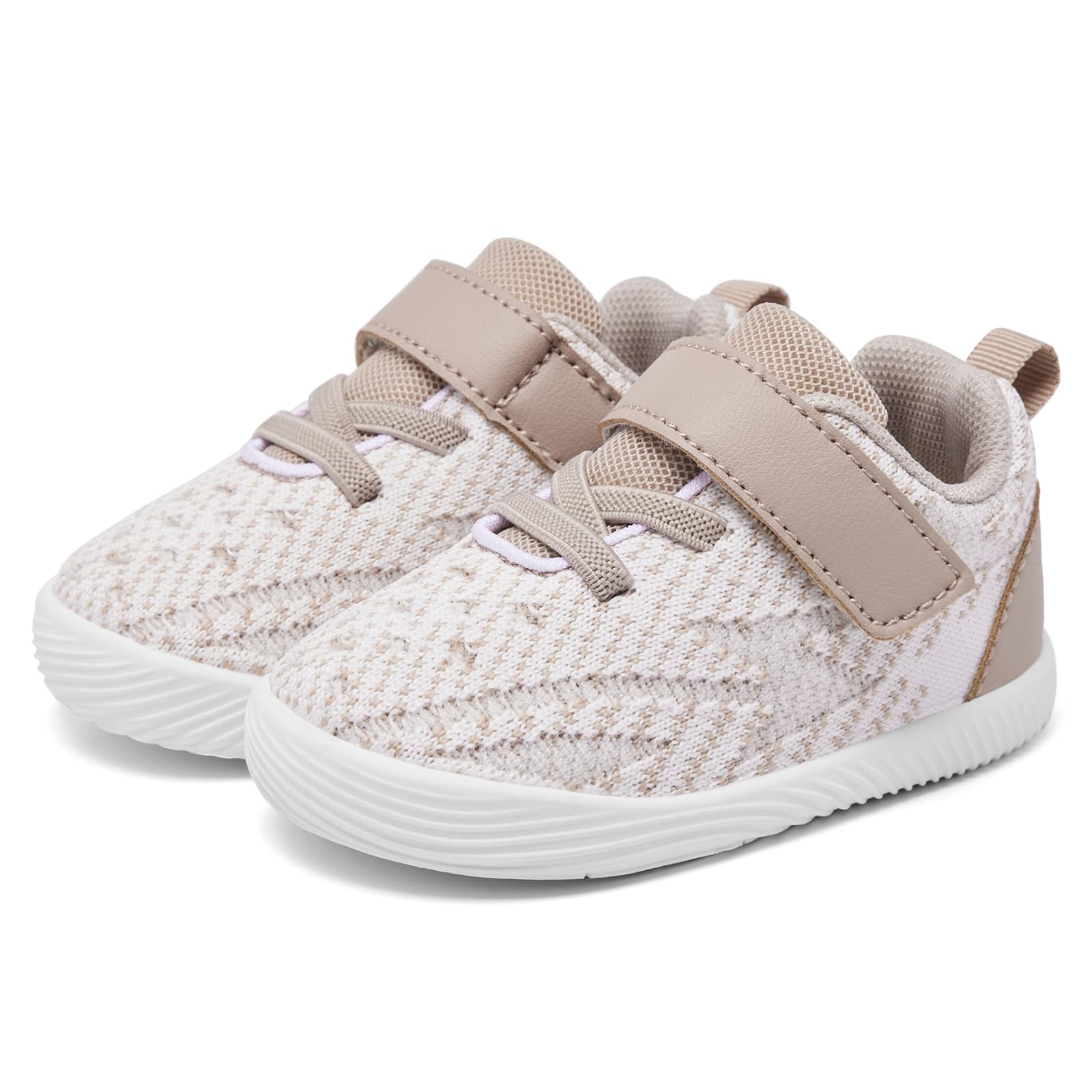 MORENDL Toddler Sneakers Baby Boys &amp; Girls Barefoot Shoes Lightweight Breathable Walking Running Tennis Athletic Sport Shoes