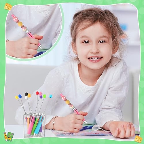 Miniatura 2 de ReliThick 10 bolígrafos de plástico 4 en 1, bolígrafos retráctiles a granel, bolígrafos multicolor, tintas surtidas, bolígrafos de 4 colores para