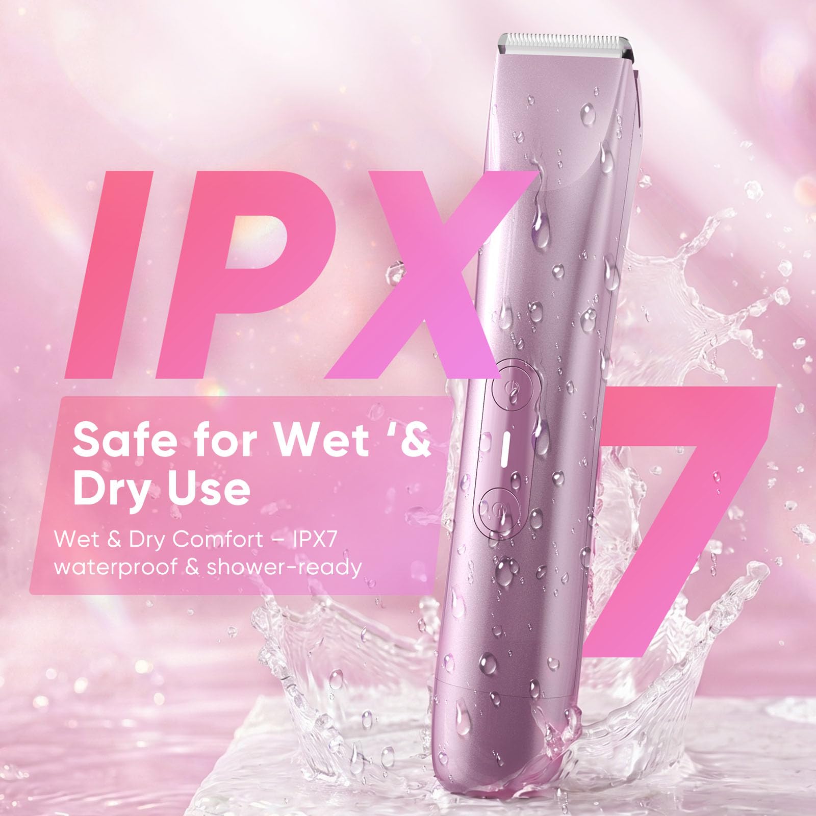 2-in-1 Dual-Head Electric Body Hair Trimmer for Women