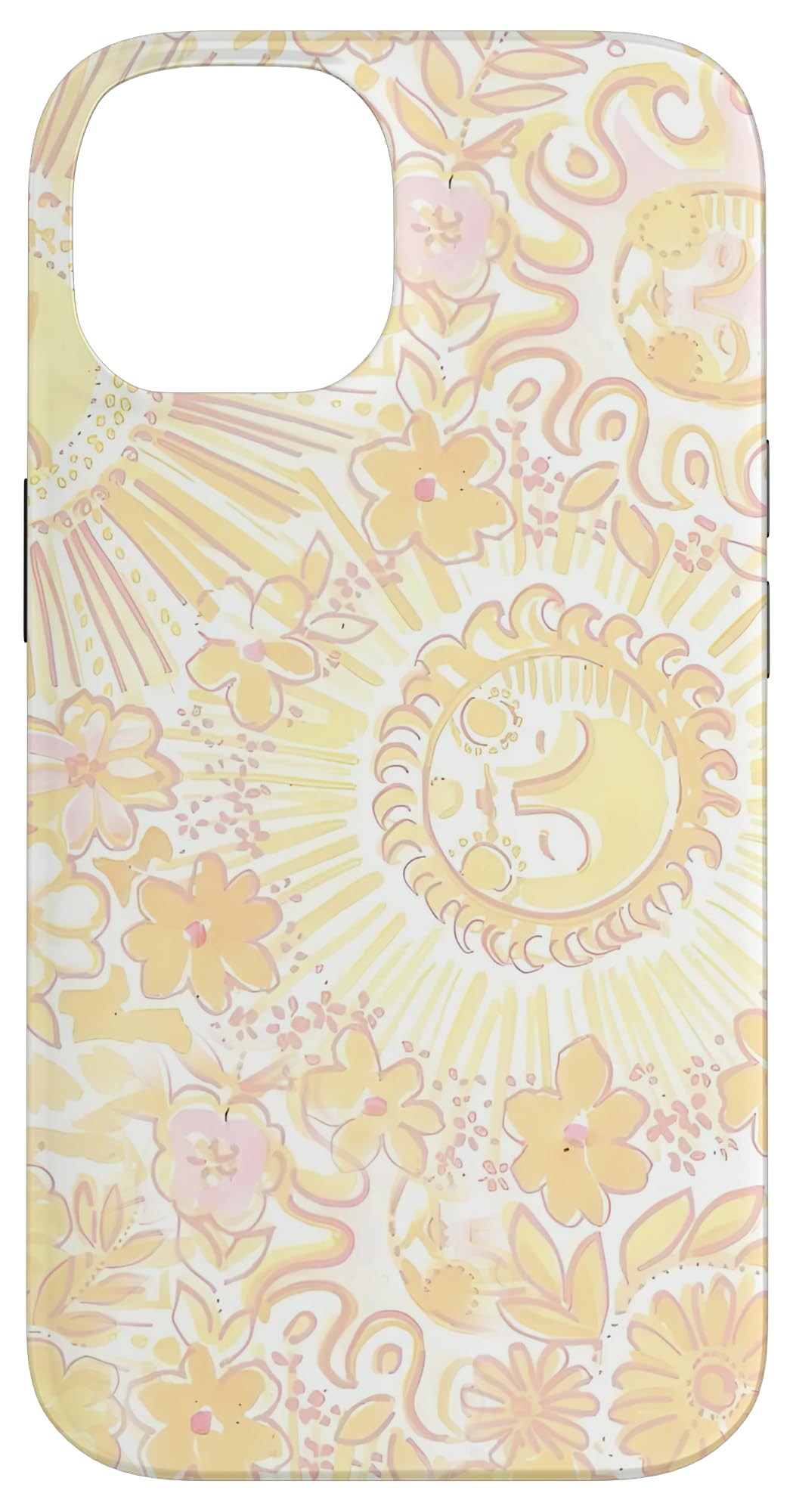 European Summer Tropical Heat Coastal Aesthetic Sun Case for iPhone 14