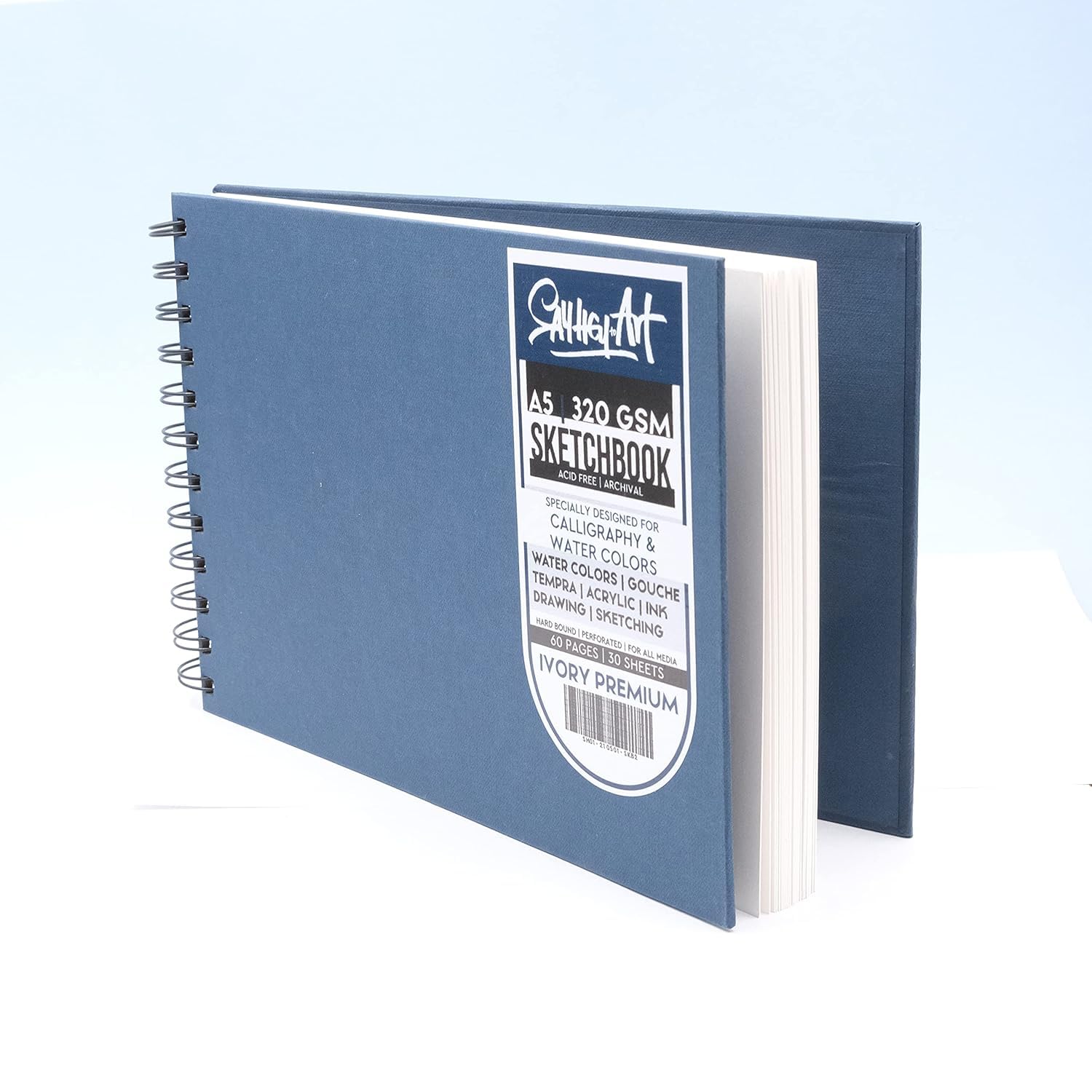 MESSKETEERS - A5 Premium Ivory Sketchbook | 320 GSM | 50 Pages / 25 Sheets | for Watercolour, Gouache, Charcoals | Hard Bound | by Say Hey to Art (B092VJWV9J) Amazon Price History, Amazon Price Tracker