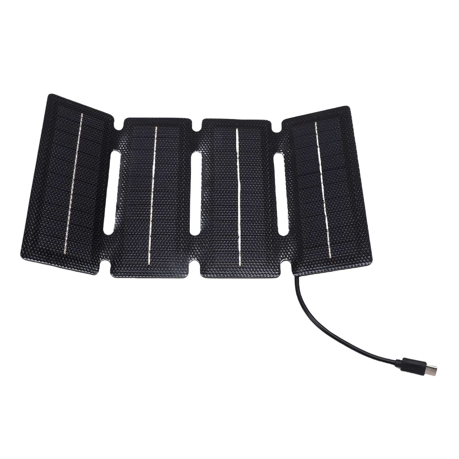Haofy Panel Solar Plegable de 20 W, Células de Silicio Monocristalino, Diseño Ultrafino de 5 Oz, Optimización Solar de 4 Pliegues, Cargador de Energía de Emergencia, para Campistas, Excursionistas