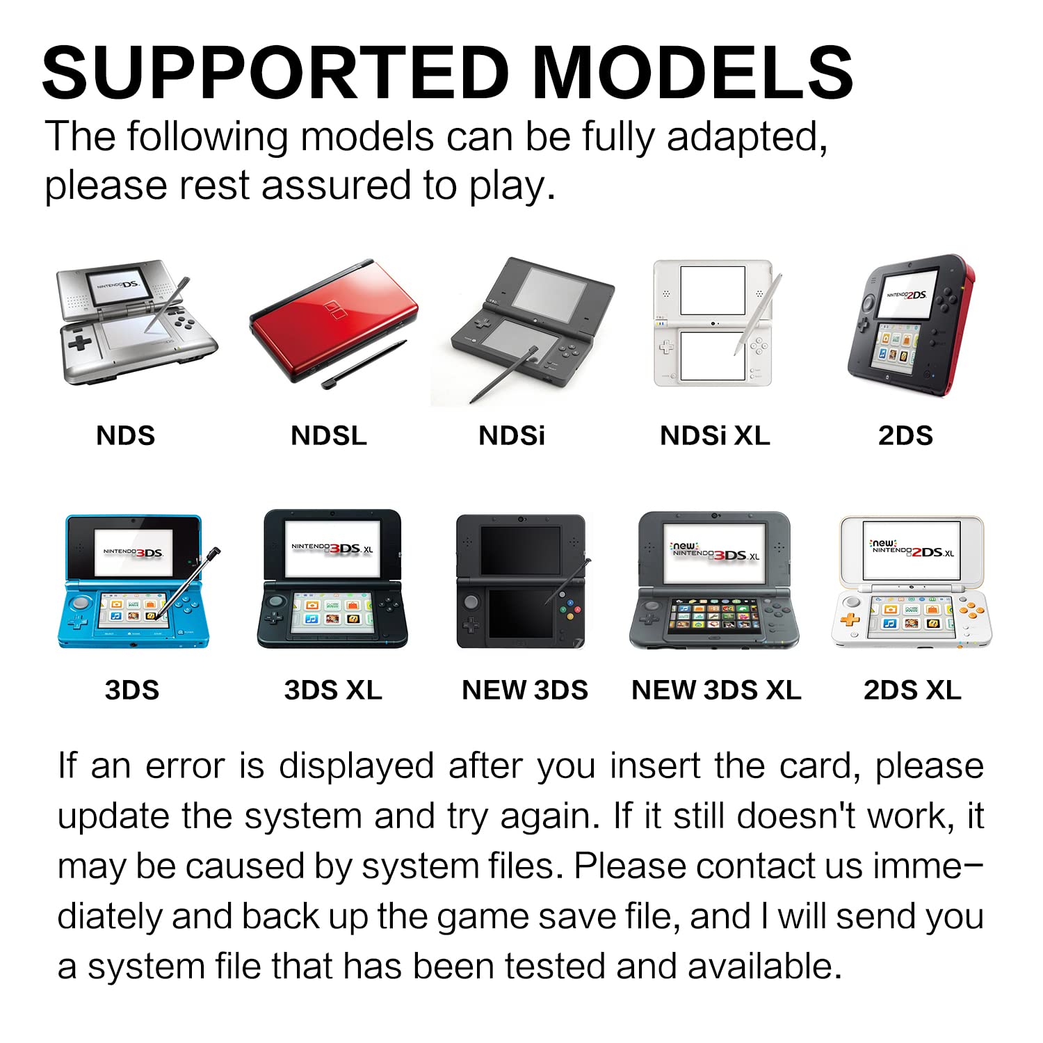 NDS Classic Game Cassette, New Super Mario Bros, New Black Box