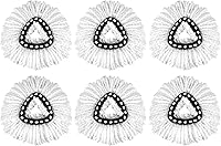 Vista 9 de Qulable EasyWring - Juego de 4 cabezales de repuesto para trapeador giratorio, microfibra, compatible con trapeador giratorio triangular, limpieza