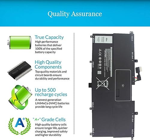 Miniatura 3 de 46Wh NNF1C - Batería para Dell XPS 13 9365 XPS 13 9365 2 en 1 2017 13-9365-D1605TS 13-9365-D1805TS 13-9365-D2805TS 13-9365-D36005-D3605-D3605-D360