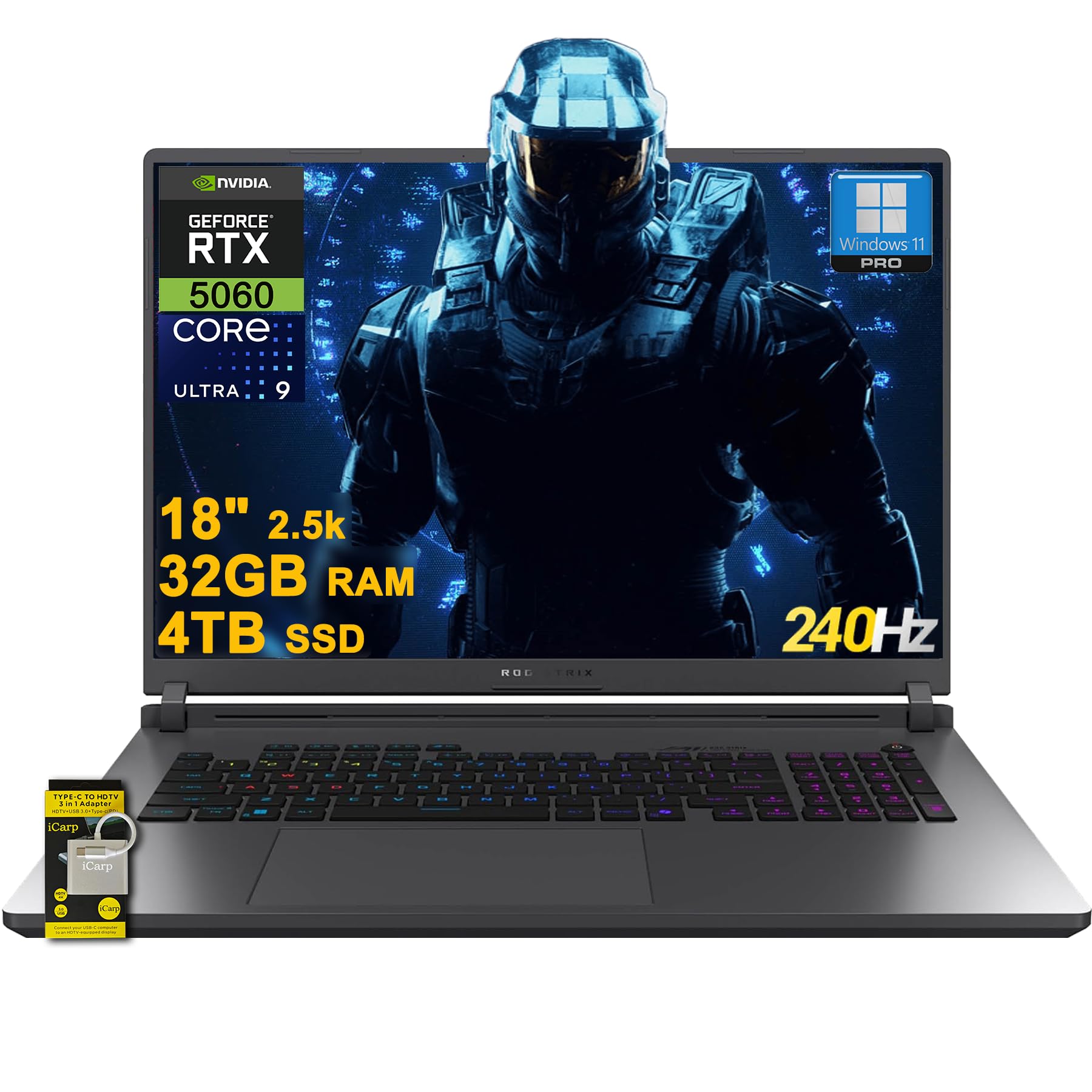 Amazon.com: ASUS ROG Strix G18 G815 Gaming AI PC Laptop 18