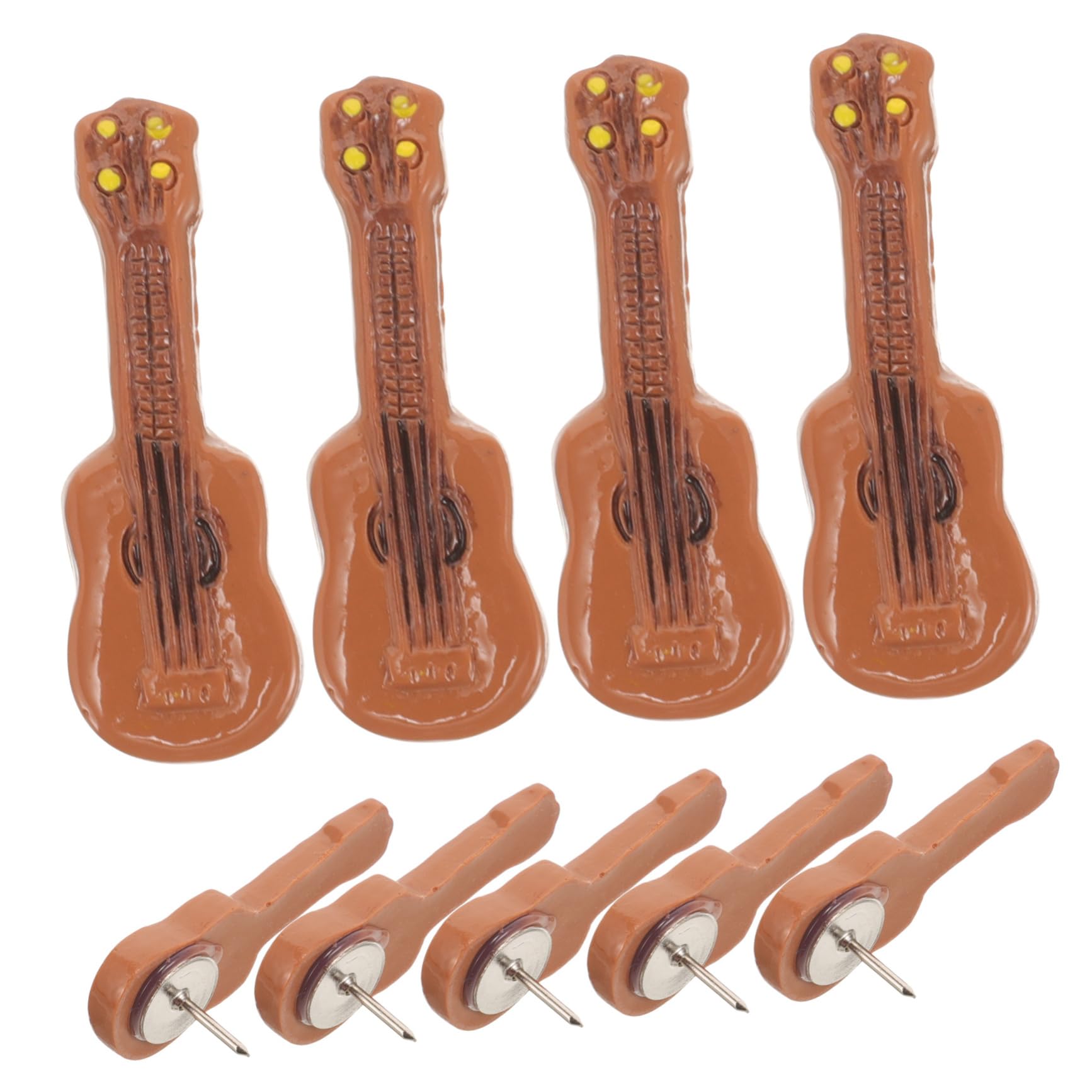 Uonlytech 5 Ensembles Épingle À Guitare Point De Tasse Bulletin Board Push Pins Punaises Géantes Adveaux Mignons pour La Planche en Liège Punaises Mignonnes Métal 20 Pièces * 5