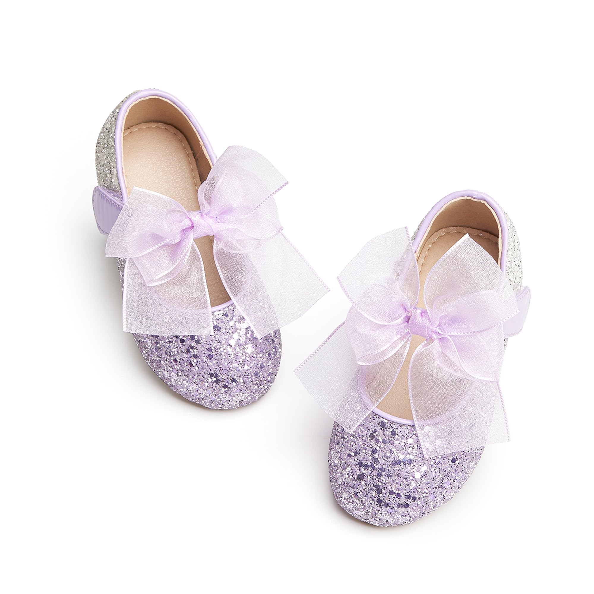 Kiderence Toddler Girls Dress Shoes Little Kids Mary Janes Ballet Flats Toddler