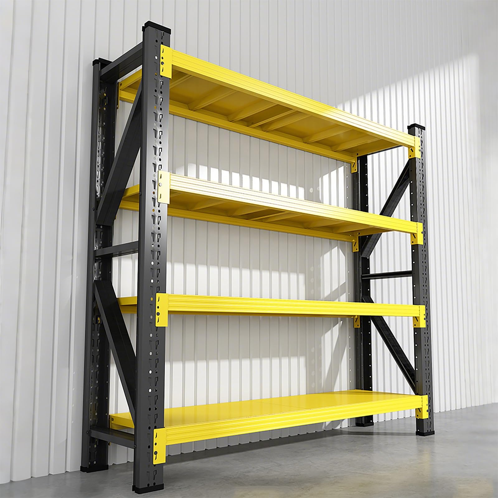 Amazon.co.jp: FORRTY スチールラック 業務用 重型倉庫ラック スチール