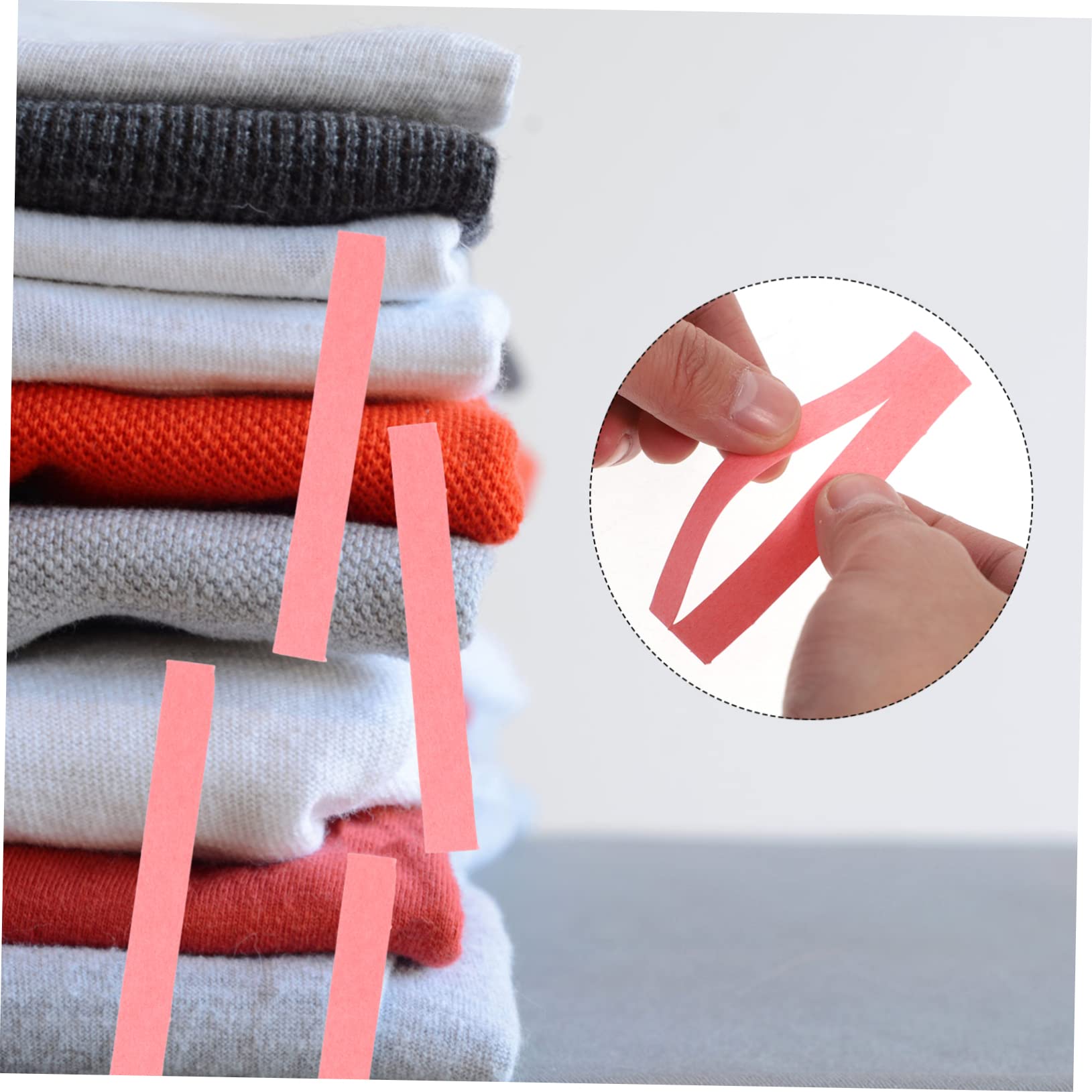 Wäscheetiketten 5200 Stück aus Papier, Rosa, Beschreibbar für Kleidung
