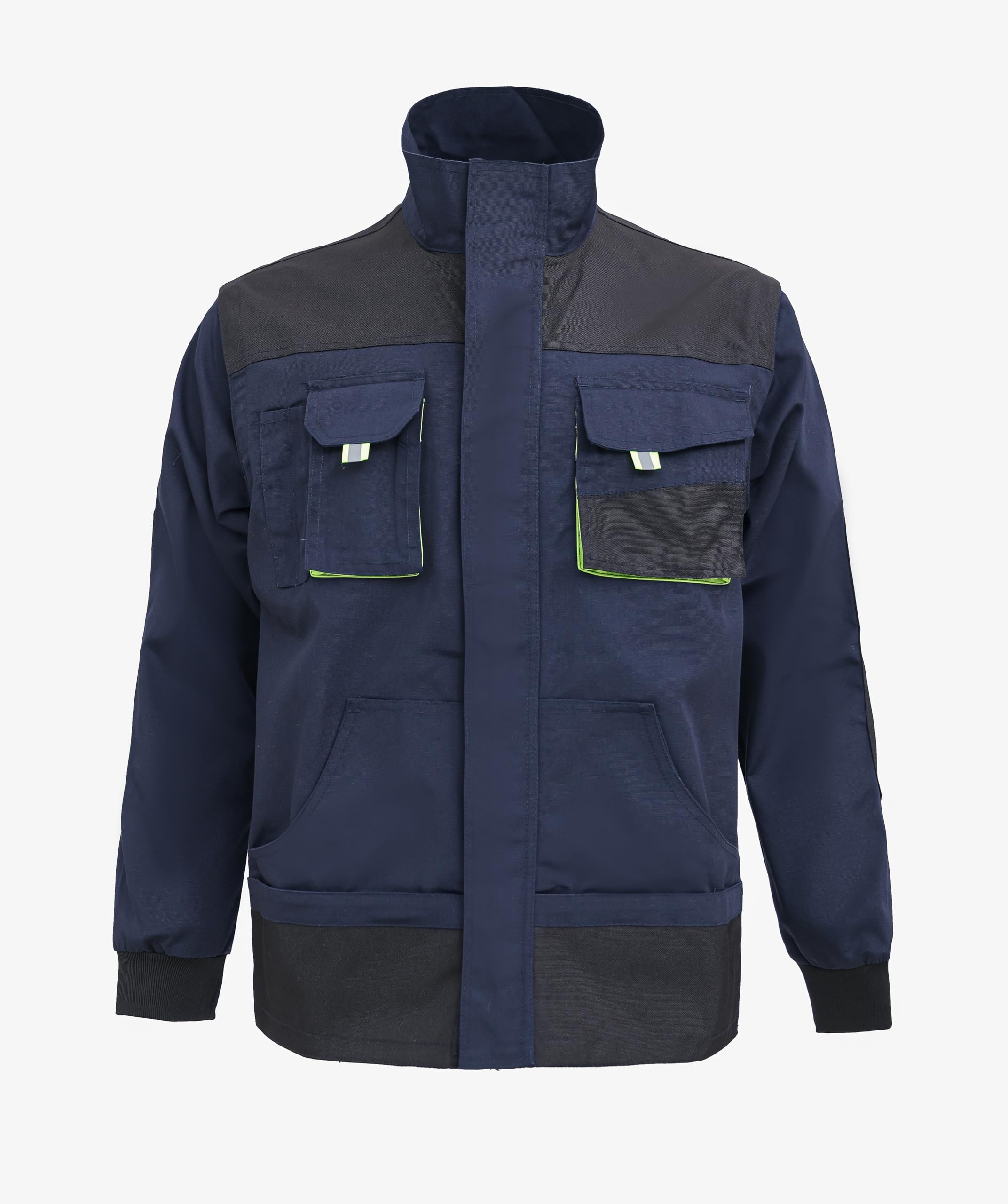 WORK IDEA Veste de travail multi-poches en toile robuste pour hommes