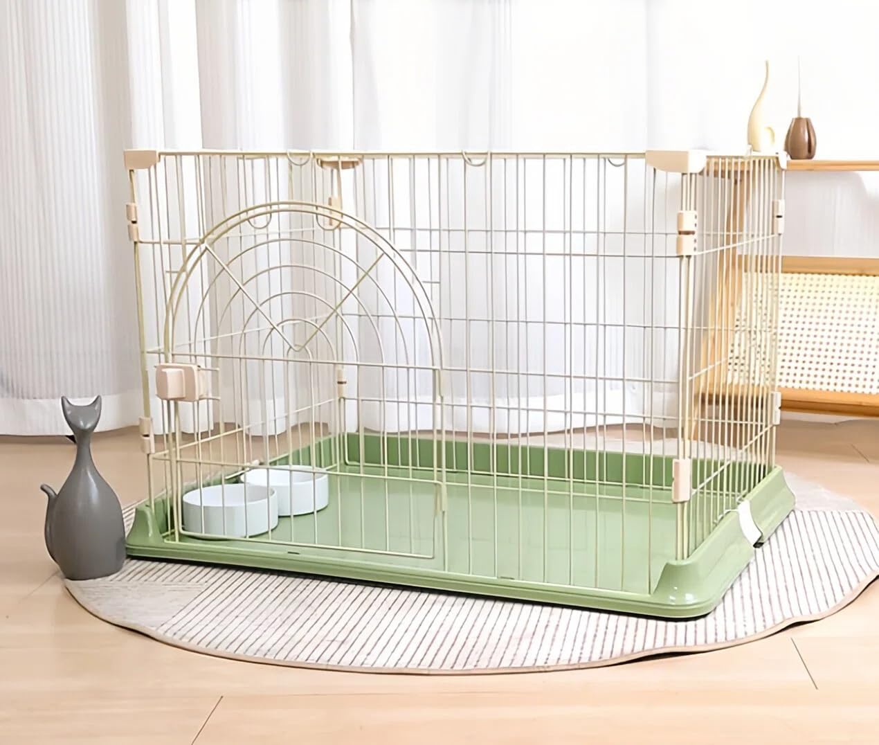 Amazon.co.jp: タピパンダ＼TAPI PANDA 犬用ケージ1段 ウサギ 猫用