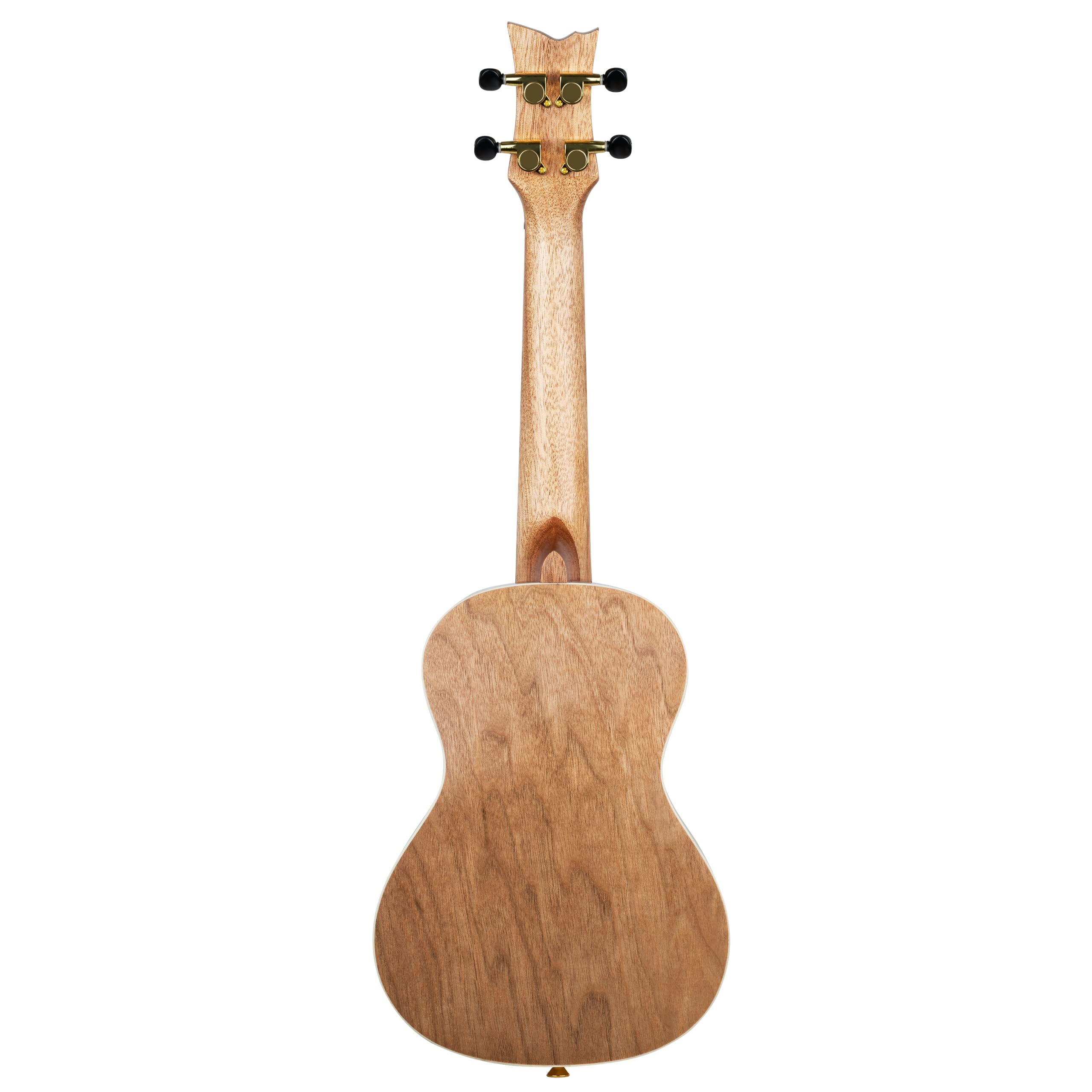 Ortega Guitars Ukulélé Concert Acoustique – Série Element – Housse Incluse – Épicéa, Noir (RUEL-MBK)