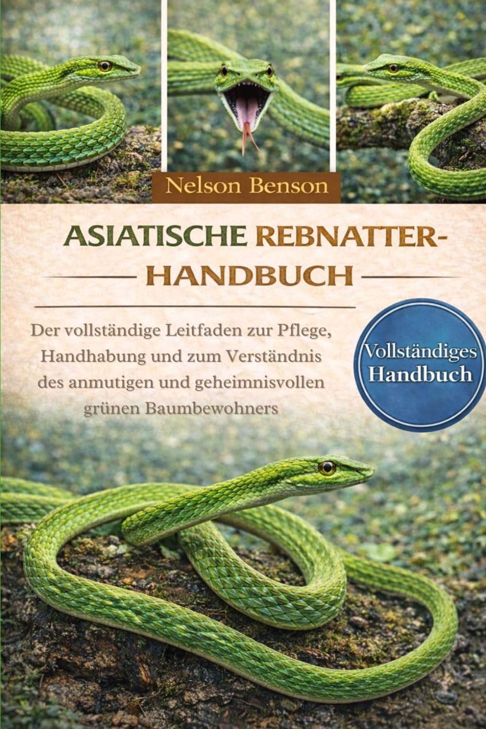 ASIATISCHE-REBNATTER-HANDBUCH: Der vollständige Leitfaden zur Pflege, Handhabung und zum Verständnis des anmutigen und geheimnisvollen grünen Baumbewohners