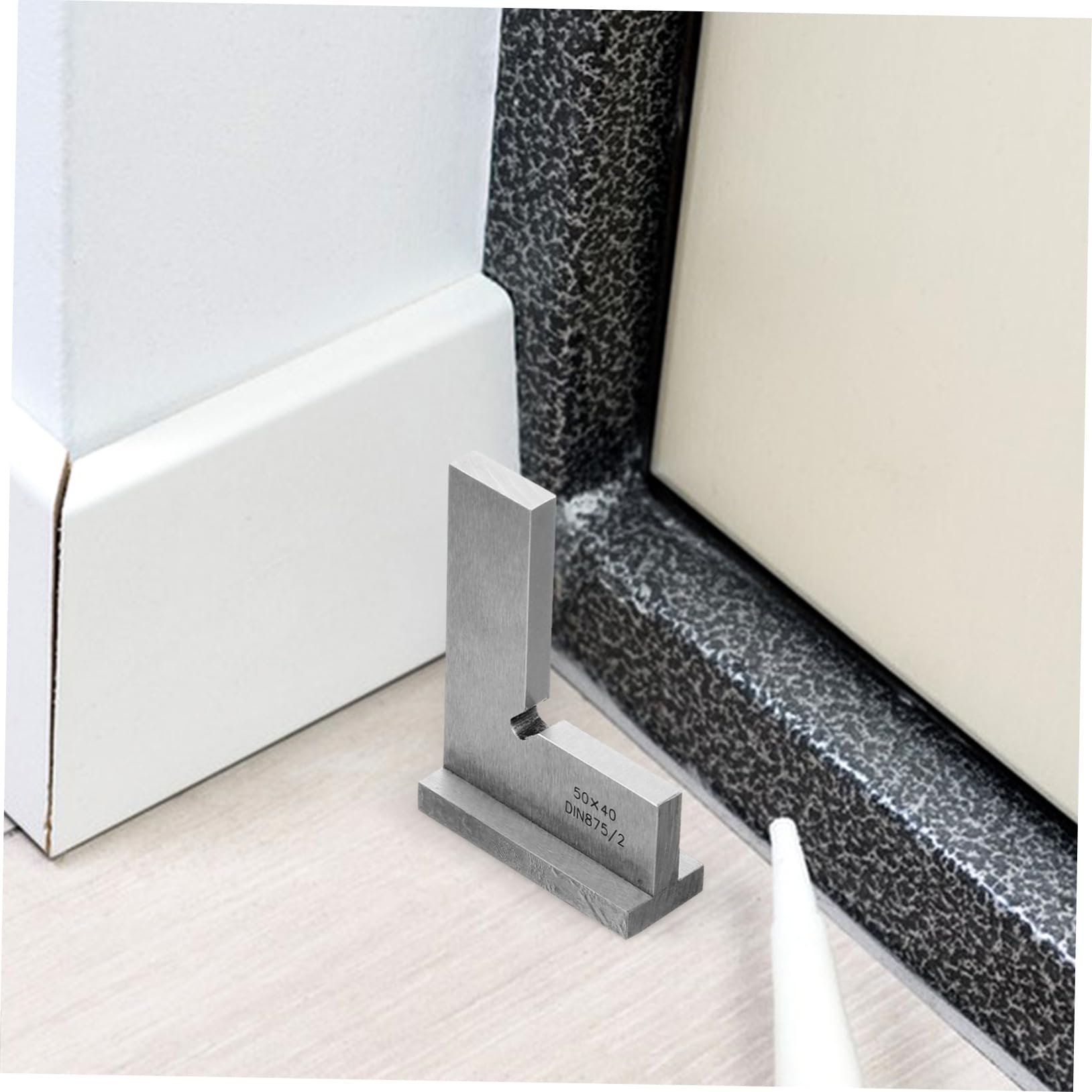 jojofuny 5pezzi Squadra Angolare Professionale Carbonio Con Base Righello Per Carpentiere Per Misurazioni Precise Strumento Per Disegno e Tracciamento Angoli Angolo Retto Utensile Per