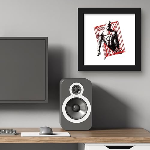 Miniatura 5 de Trends International Gallery Pops Marvel Comics Daredevil - Geometric Devil Ink Sketch Canvas Wall Art Wall Poster, 12.00" x 12.00", Stretched Canvas