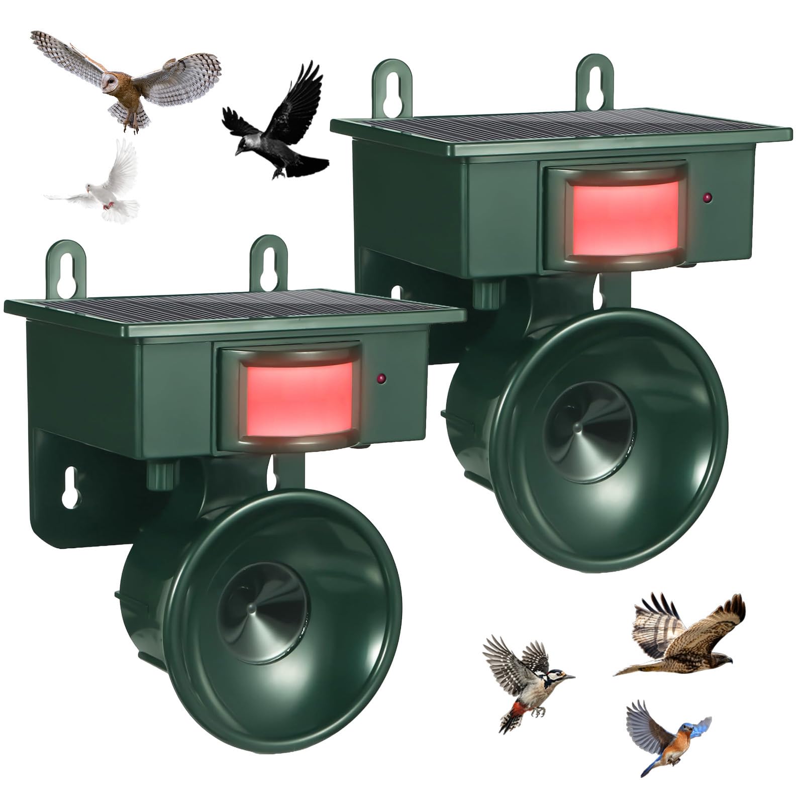 Photo 1 of LNYUHAD Ultrasonic Bird Repeller (2 Pack)