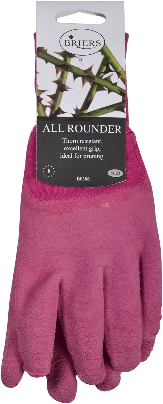 Briers Medium Thorn Resistant All Rounder Gardening Gloves - Pink