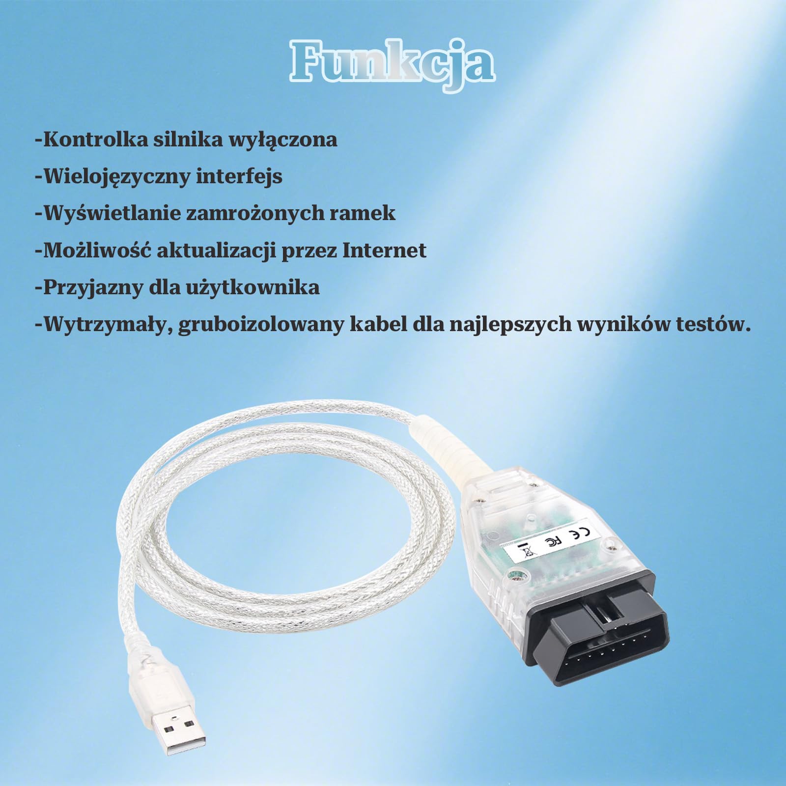 Cable Mini VCI J2534 para Toyota Techstream-Última Versión V18.00.008,Cable de Diagnóstico y Reprogramación OBD2 a USB Compatible con Vehículos Toyota,Lexus,Scion, Funciona con Windows XP/7/10