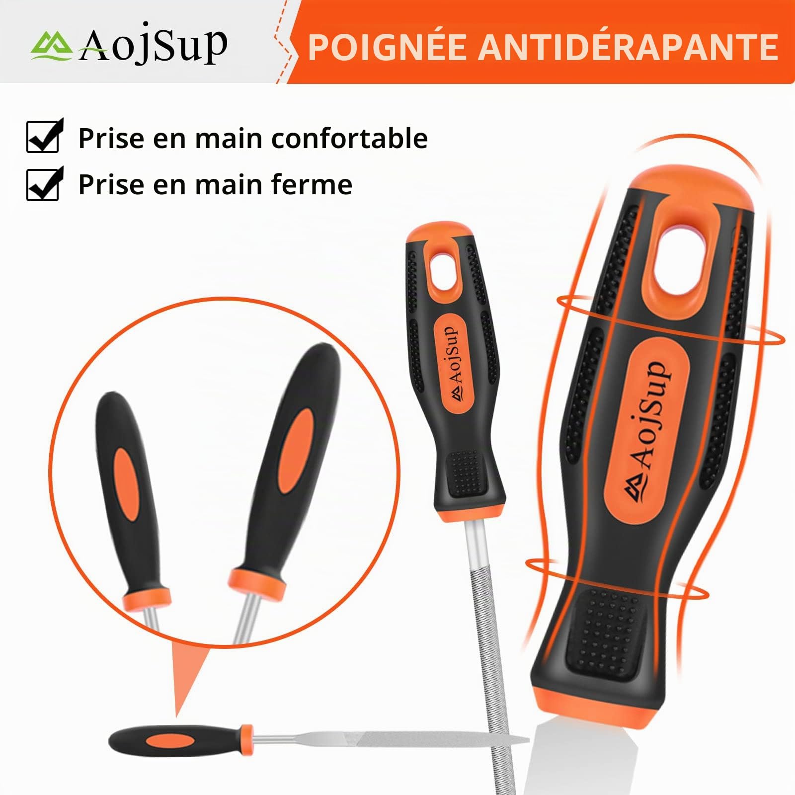 17Pcs Limes et Râpes, AojSup Lime Metal en Acier Forgé T12, 4x Grand Limes Metal, 12x Lime Aiguille Metal et 1x Brosse de Nettoyage, Lime à Metaux pour Menuiserie/Sculpture/Travaux Manuels/Atelier