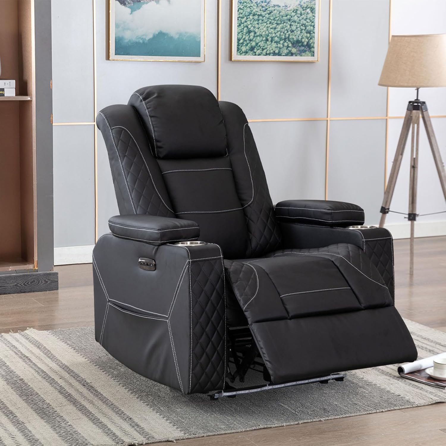 Houjud Power Recliner Chair, Home Theater Seating Soft