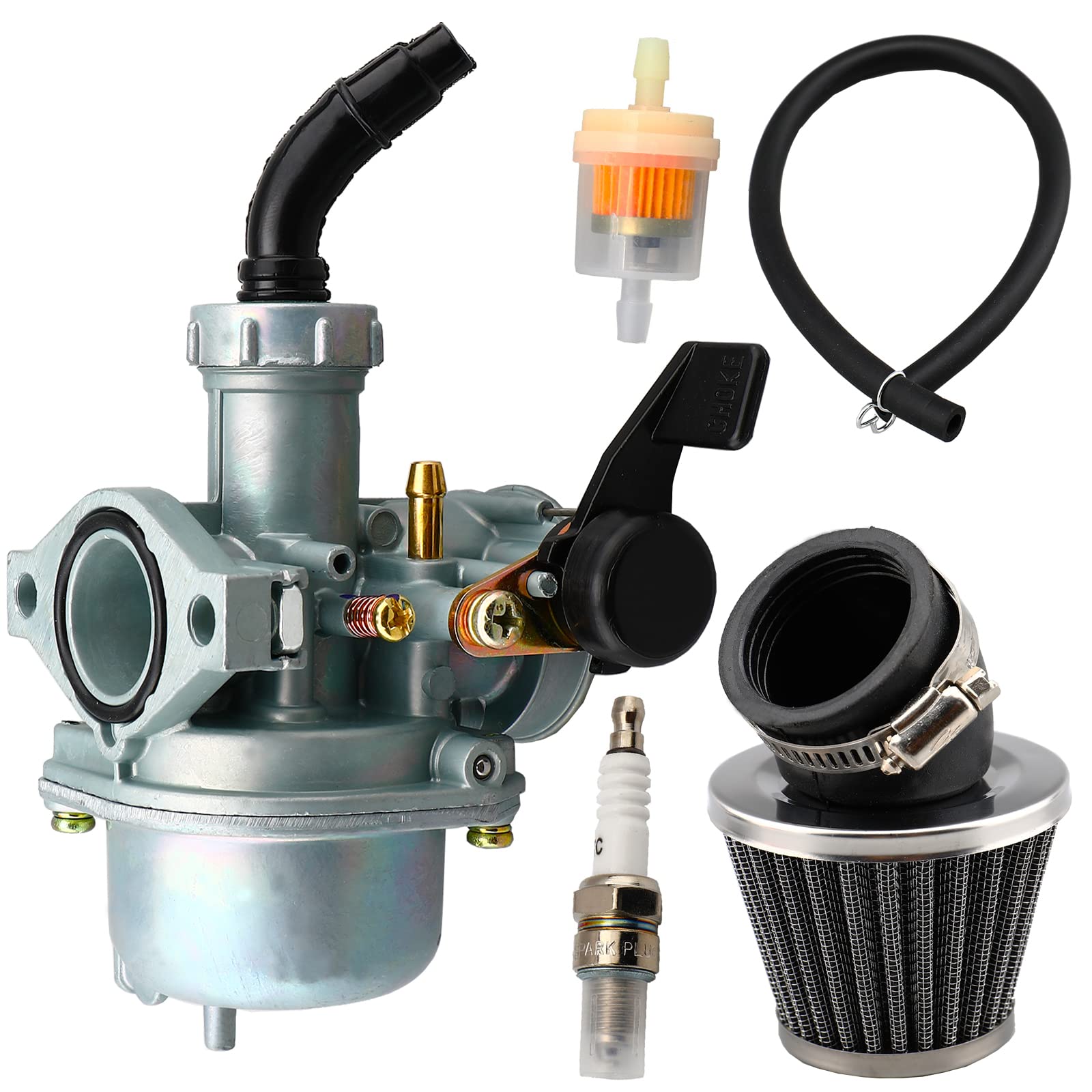 1B2b) 22mm carburateur 4-takt choke aan stuur