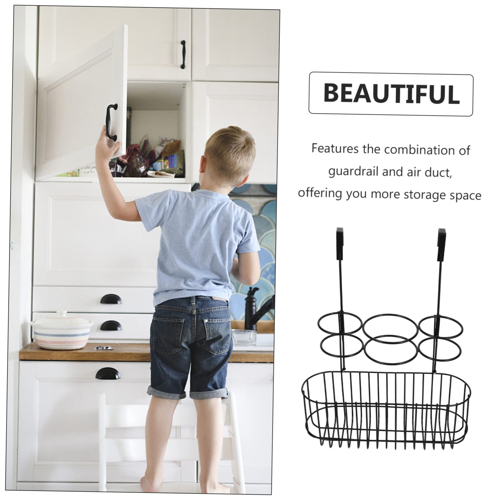 1pezzi Rack Per Asciugacapelli e Accessori Organizer Versatile Per e Camera Design e Stabile Per