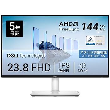 開封済新品未使用　Dell 23.8インチ ホワイトモニター　S2425HS-A 開封済新品未使用 Dell 23.8インチ ホワイトモニター S2425HS-A