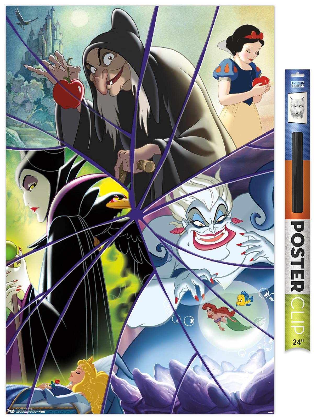 Amazon｜Trends International ディズニー ヴィランズ - コラージュ