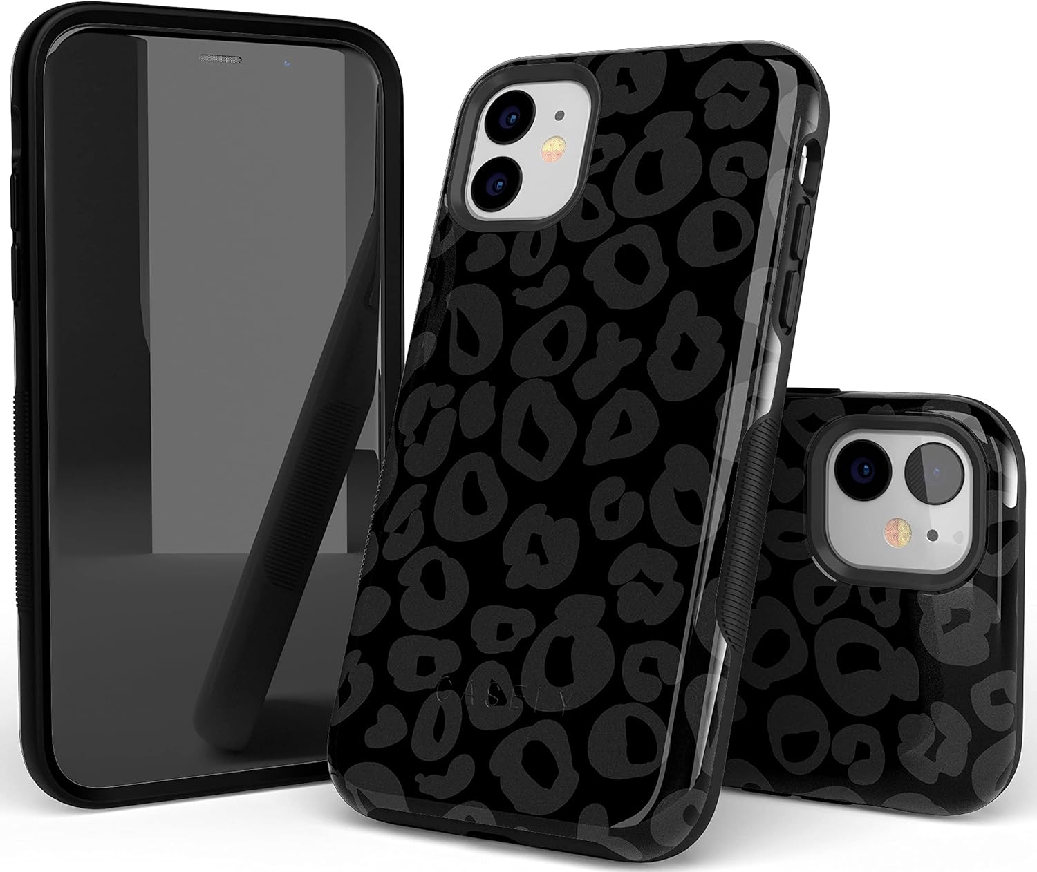 Casely iPhone 11 Case | Into the Wild | Black Leopard | Bold Protective Design