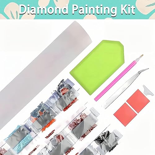 Miniatura 7 de Kits de pintura de diamantes para adultos, kits de arte de diamantes de gato para adultos, kits de arte de gemas de gato para adultos para regalo,