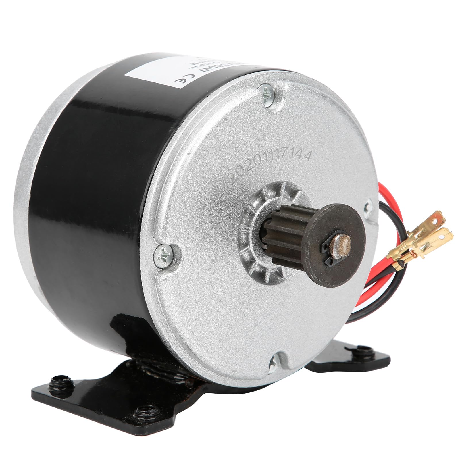 Ausla Motore per Scooter Elettrico Motore per Bici in Lega di Acciaio 24V 280W 2750 RPM Sostituzione dell'ingranaggio a 11 Denti per Scooter Go Kart Minibike Riders Riparazione Officina Interna