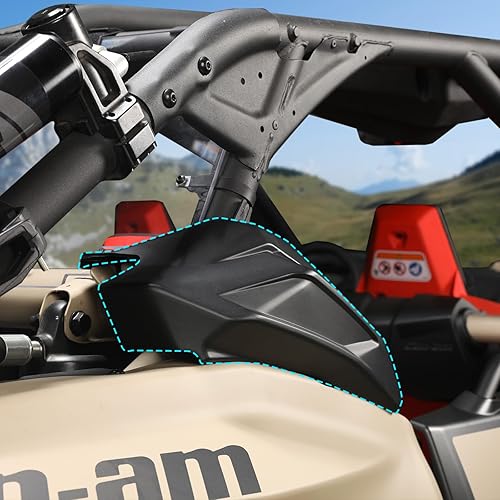 Miniatura 7 de Cubierta de plástico con moldura de jaula trasera X3, protector de placa de protección de pilar A & UTV PRO C para Can Am Maverick X3  X3 Max