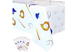 4 Pack Baseball Party Tablecloths