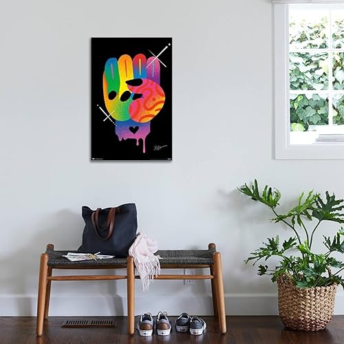 Vista 6 de Trends International Jason Naylor - Fist of Color Canvas Wall Poster