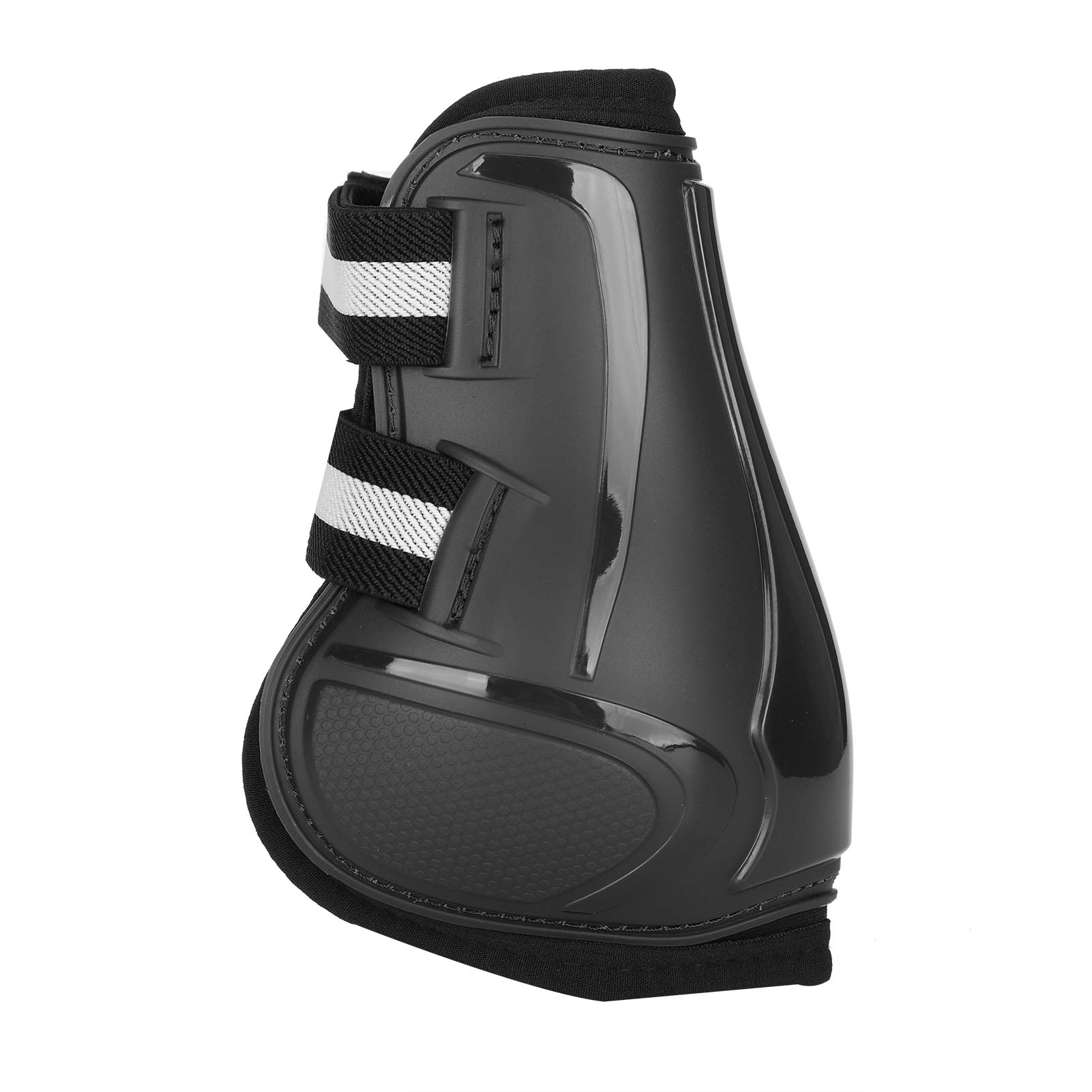 Hidyliu Proteggi Gamba per Cavallo Ispessito con Cinture Resistenti per Comfort e Protezione 2 unità Nere (#1)