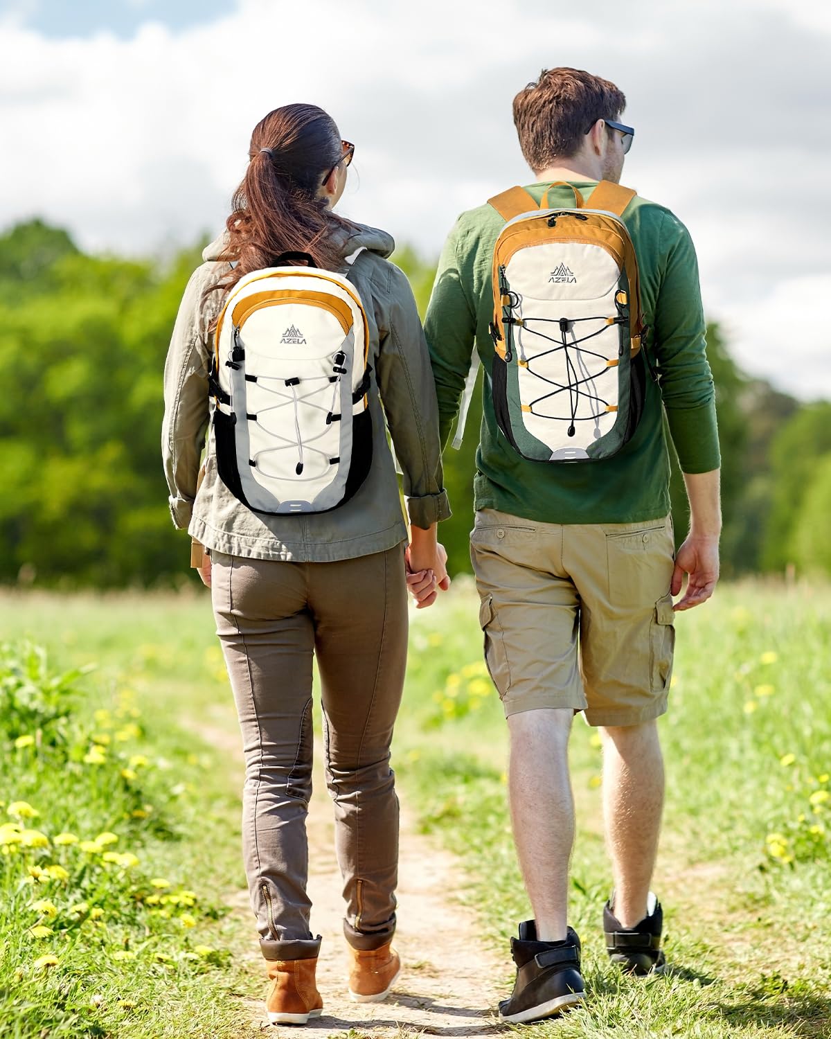 20L Zaino Escursionismo Uomo Donna, Zaino Trekking Piccolo con Striscia Riflettente, Zaini Sportivo Impermeabile per Viaggio Campeggio