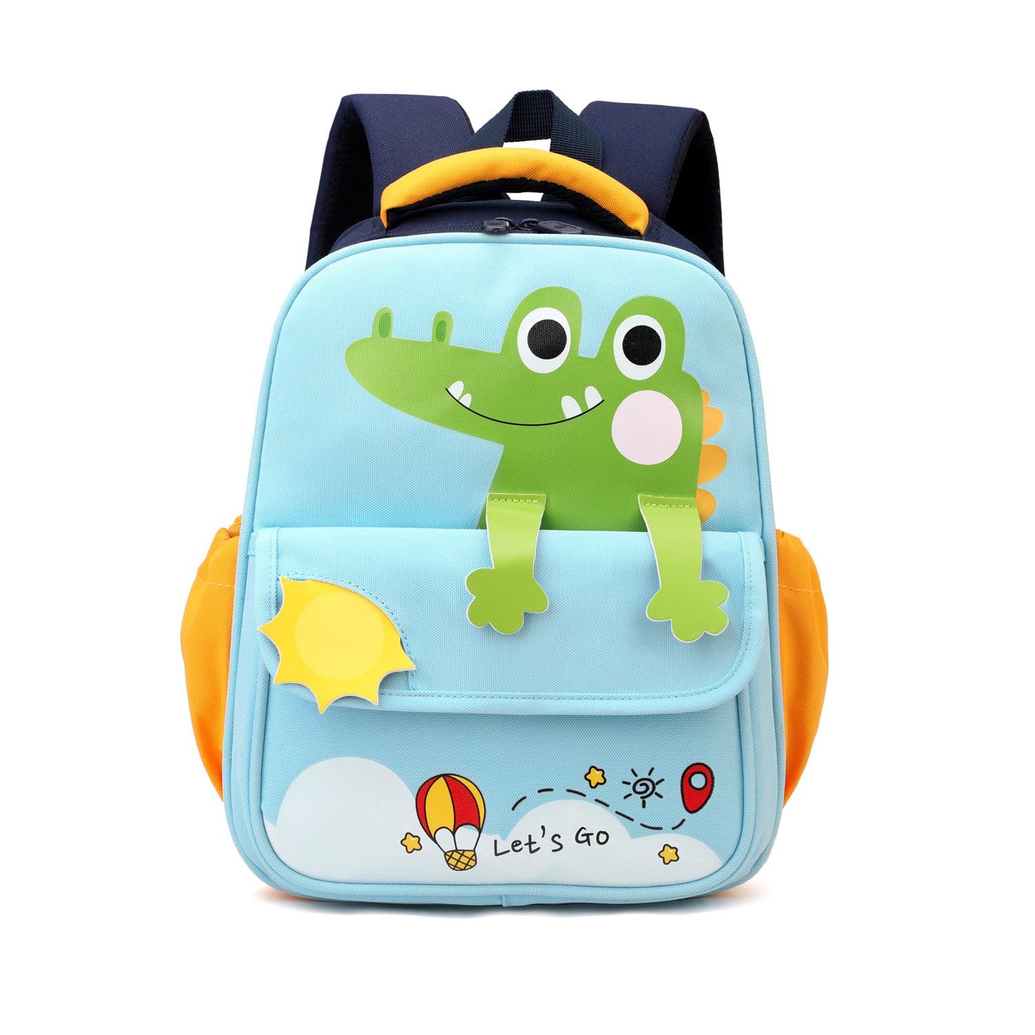 ZHANAO Mochila para niños pequeños, mochila de dinosaurio para niños, jardín de infantes, preescolar, mochila escolar para niños y niñas