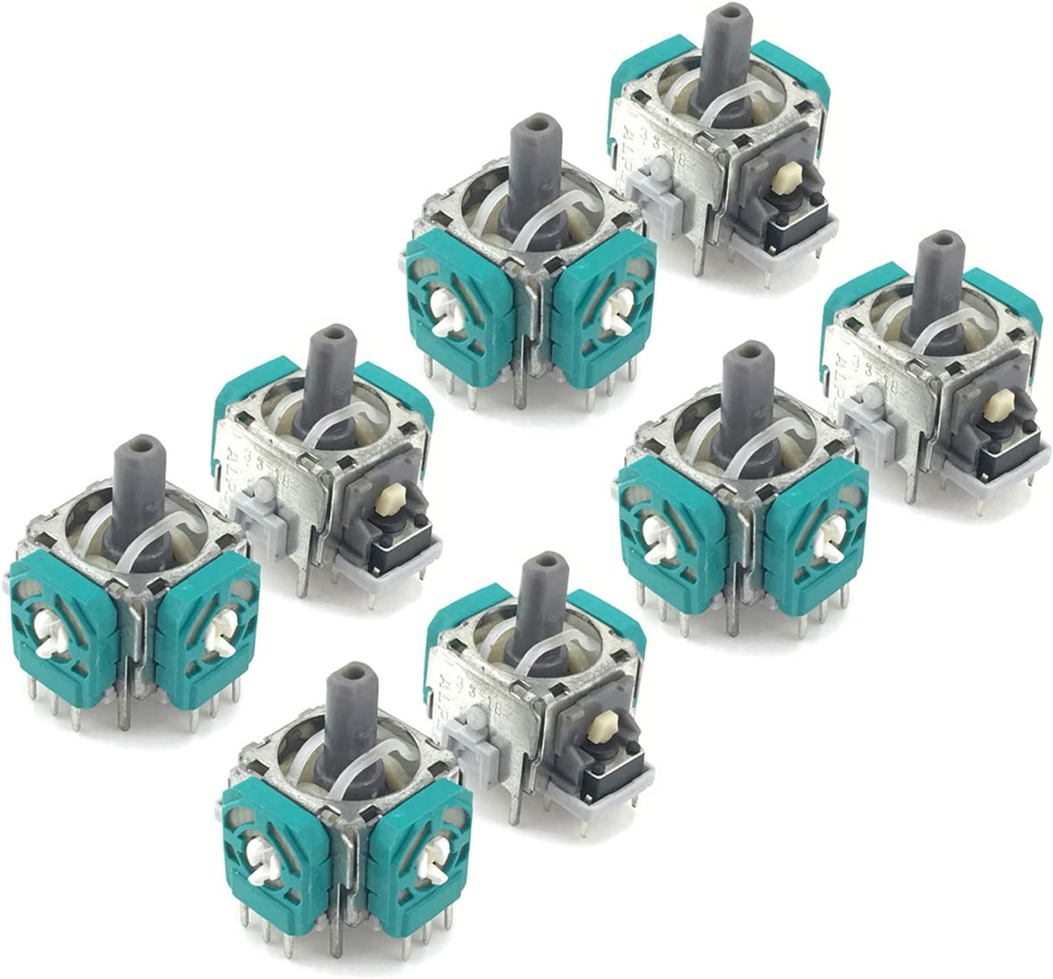 8pcs Controller 3D Analog Joystick Thumb Sticks Replacement Repair Parts for Xbox One/Xbox Elite Controller Also for PS4 Controller(8 Pack)