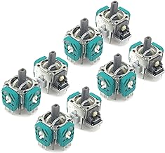 Onyehn 8 unidades de joystick analógico 3D sem fio de substituição para controle Xbox One/Xbox Elite também para controle PS4 (pacote com 8)