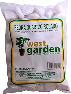 Pedra Quartzo Rolado 5 Kg West West Garden