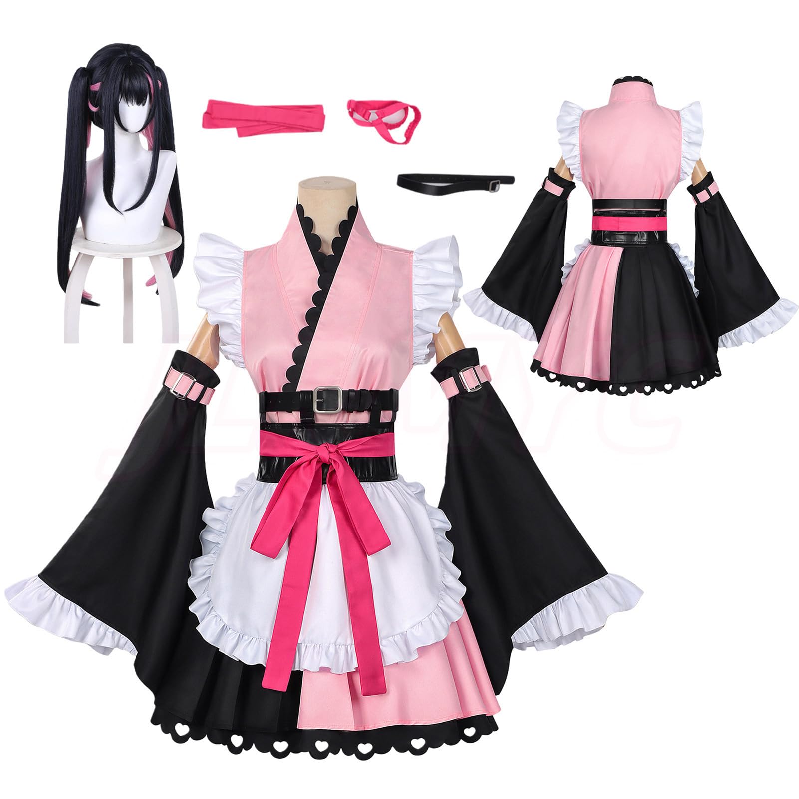 【さぷ様】ご依頼衣装 Amazon.co.jp: [JLRMYC] 駒沢乃依コスプレ衣装 日常服 セット