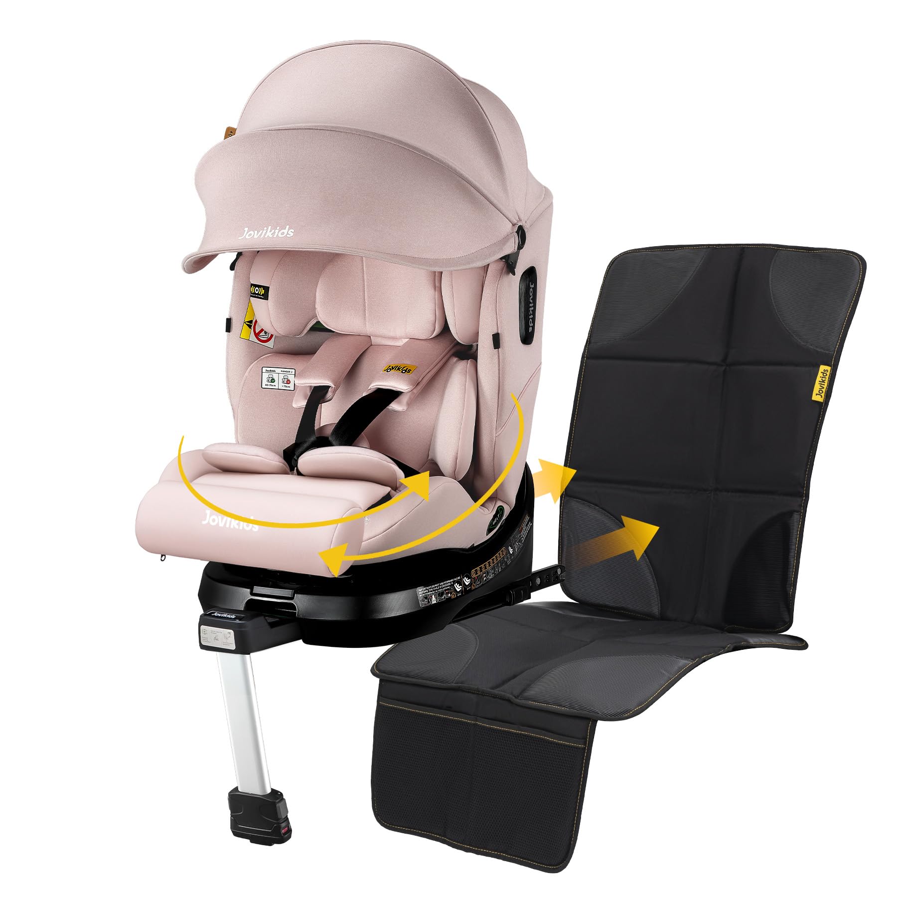 Jovikids チャイルドシート ISOFIX 360°回転式 Amazon | Jovikids チャイルドシート ISOFIX、 360°回転式 i-Size R129