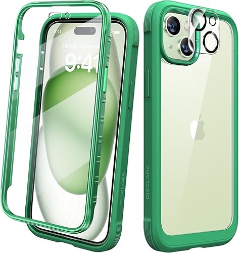 Miniatura 176 de Diaclara Funda magnética diseñada para iPhone Air, protector de pantalla de cuerpo completo, compatible con MagSafe, funda militar a prueba de Azul