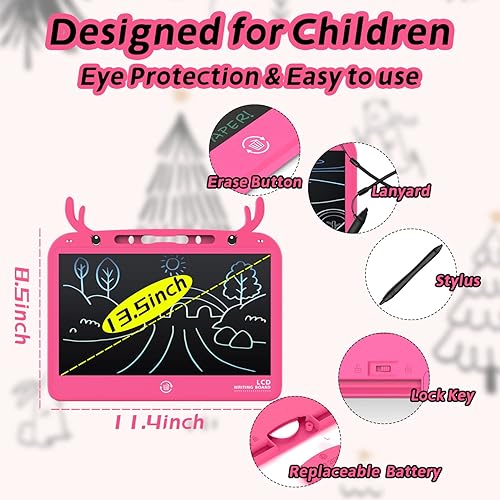 Miniatura 3 de BANGEL Juguetes para niños de 3 4 5 6 7 años tableta de escritura LCD de 135 pulgadas tabla de dibujo colorida para niños juguetes educativos regalo